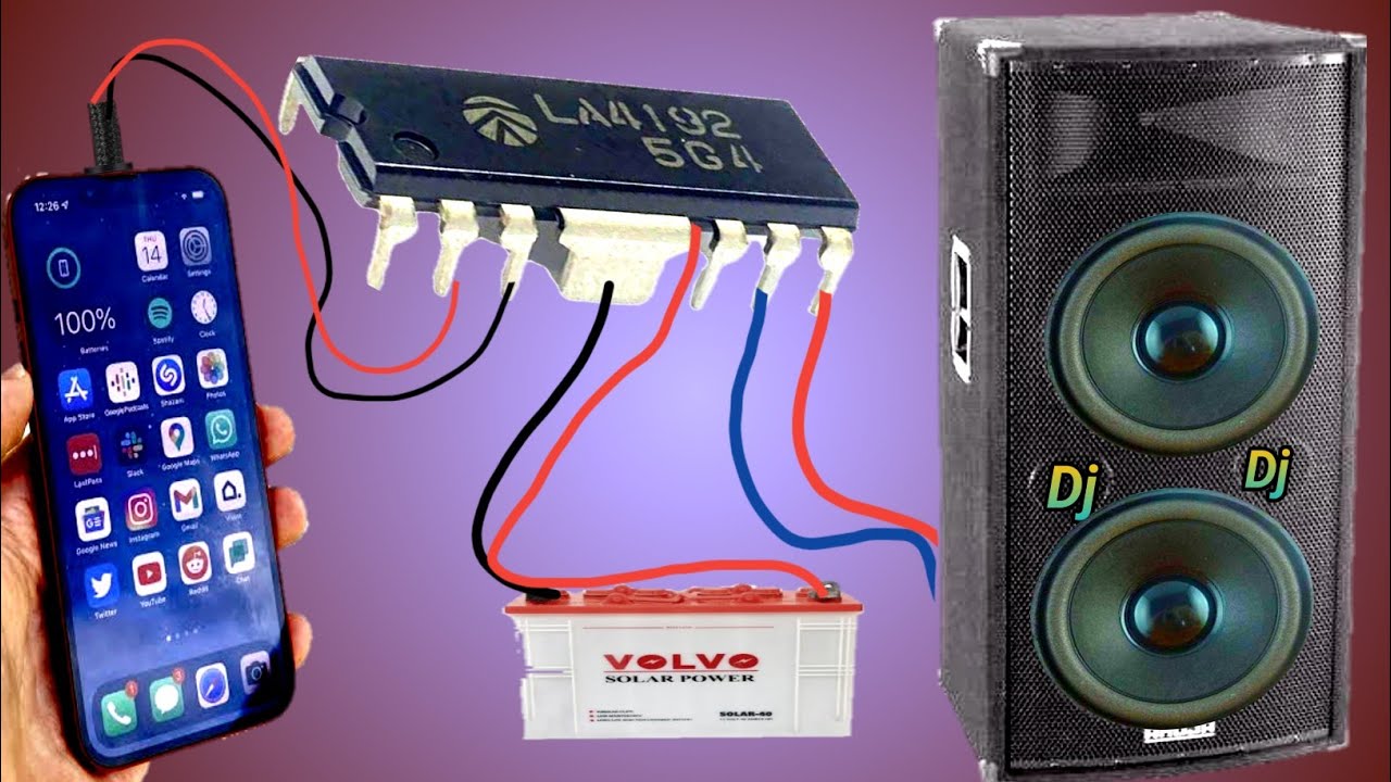 tea2025/la4192 amplifier circuit