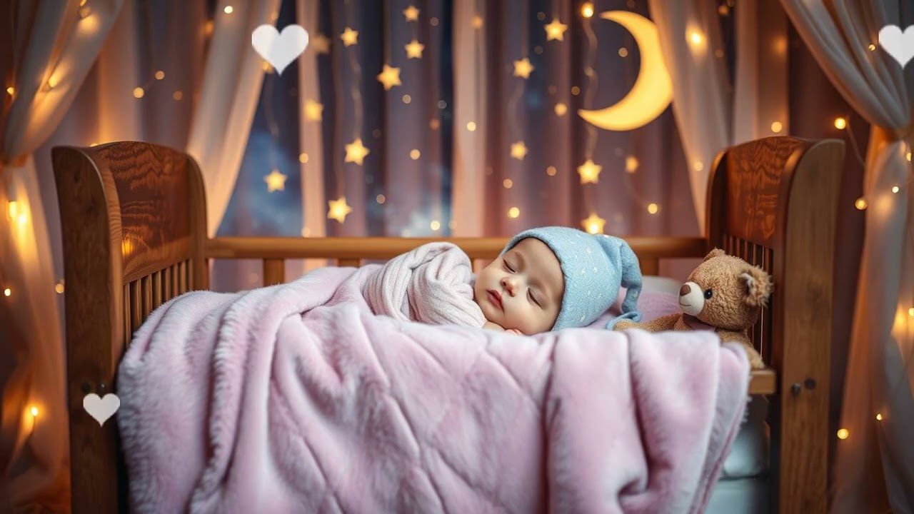 ☔ Peaceful Rain Night 🌧️ Baby Sleep Music for Sweet Dreams 💫
