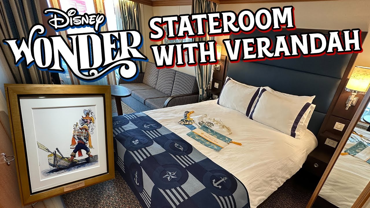 Disney Wonder Stateroom with Verandah - Disney Cruise Line
