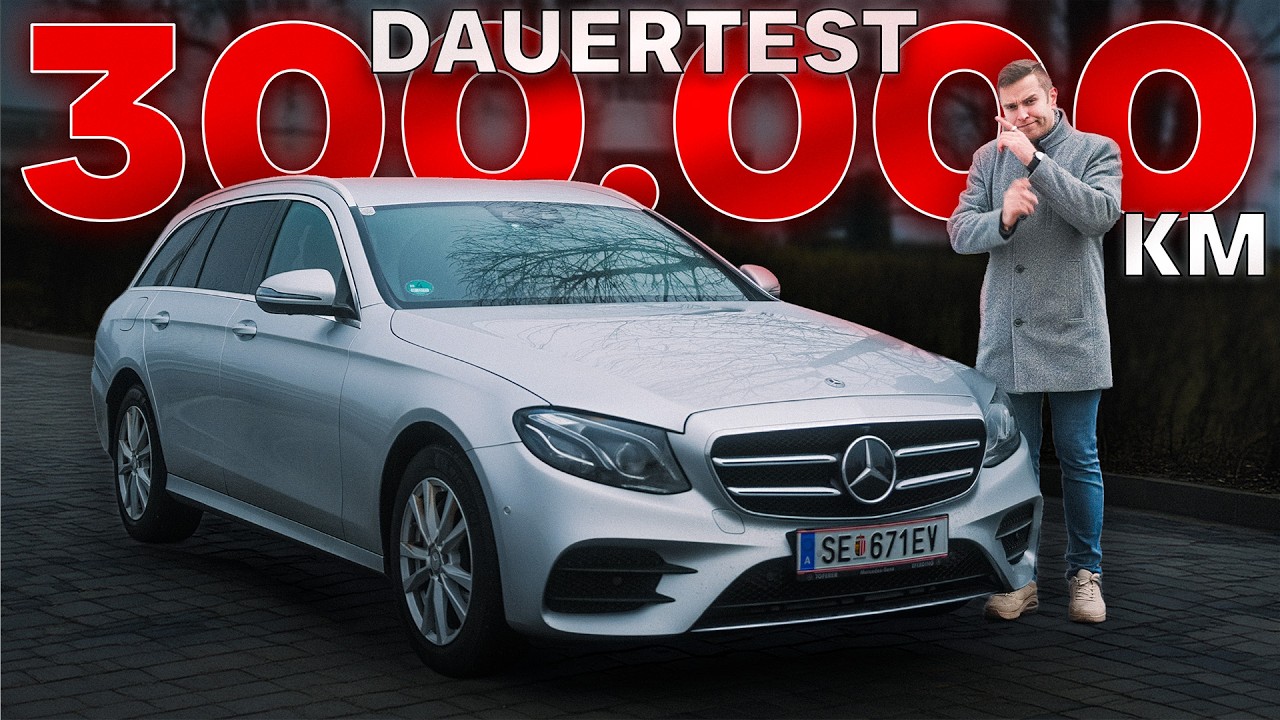 300.000KM FAZIT! MERCEDES E220 d 4MATIC AMG LINE  2018 AUTO TEST