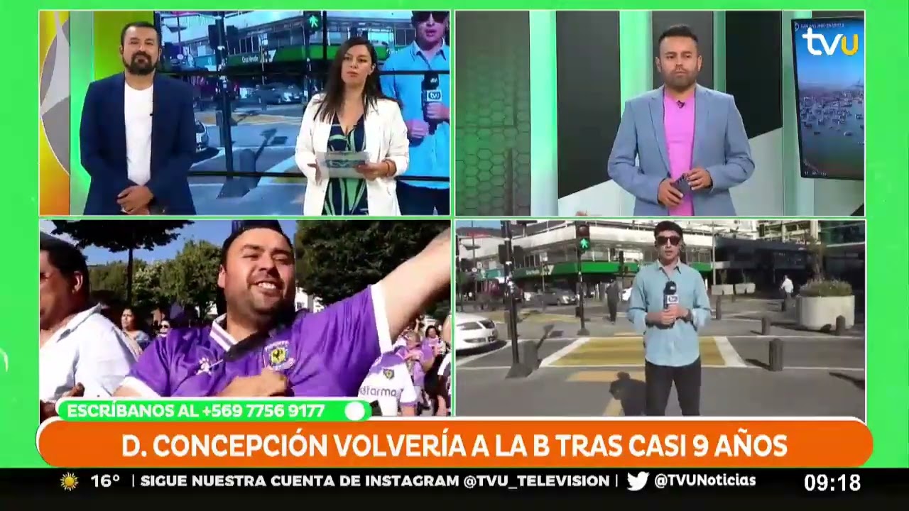 Hinchas de Deportes Concepción celebraron en Plaza Independencia el fallo contra Melipilla