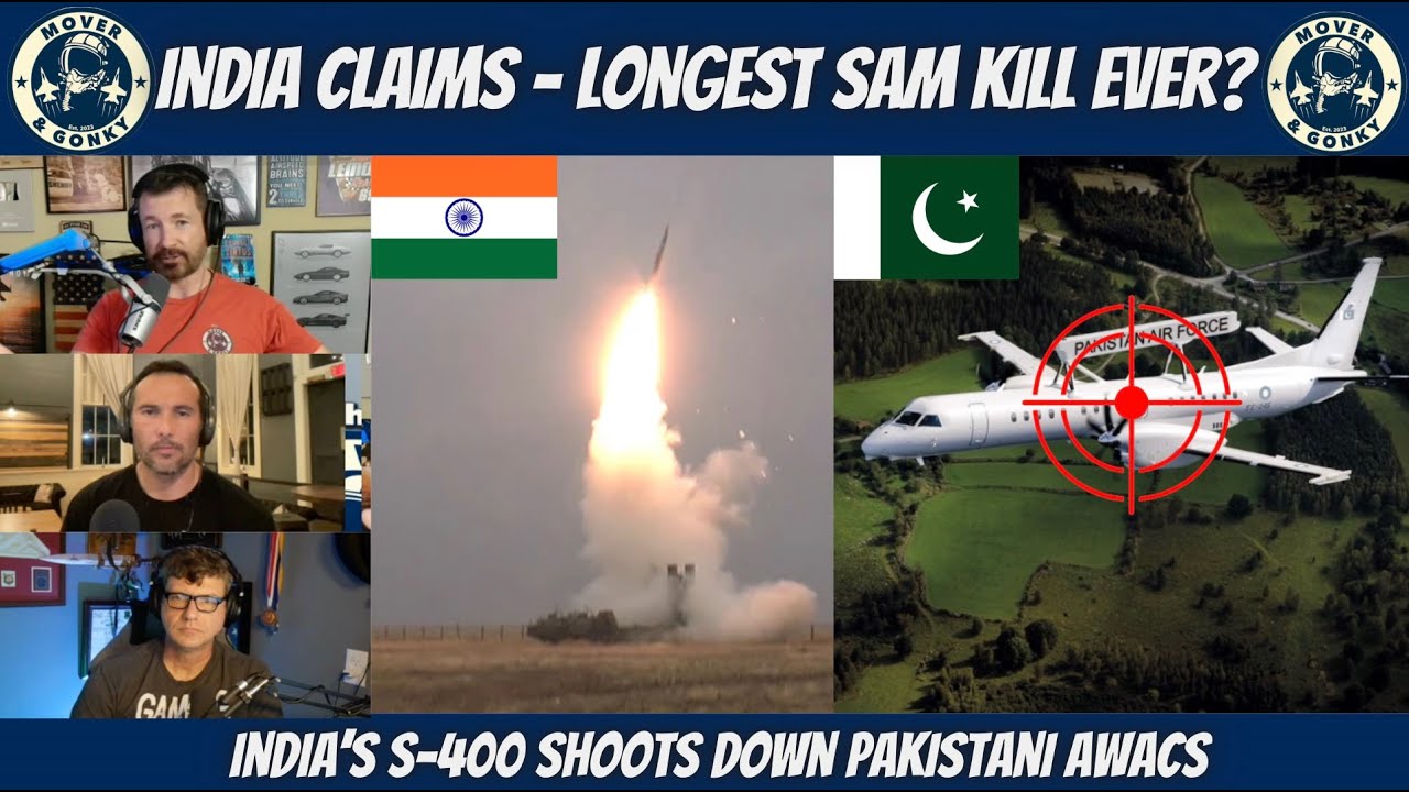Record-Breaking SAM Kill? Indian S-400 vs Pakistani AWACS | US Pilots React
