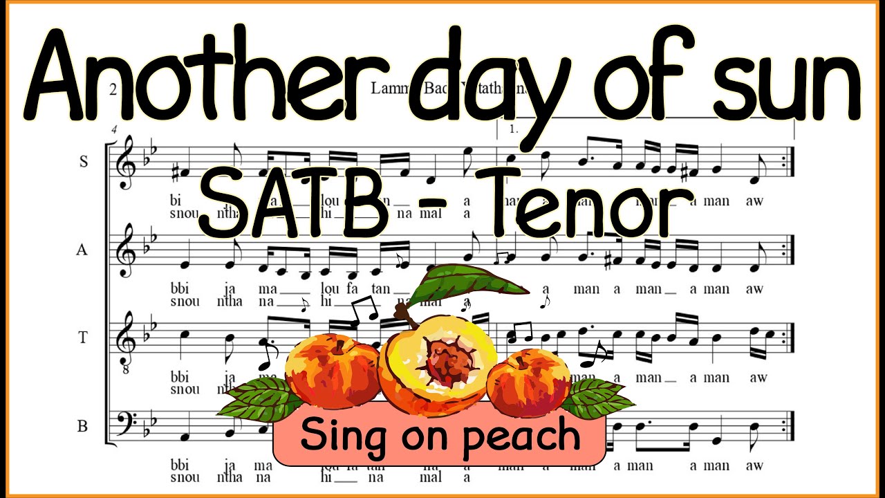 Another Day of Sun Arr. Jacob Narverud - Tenor