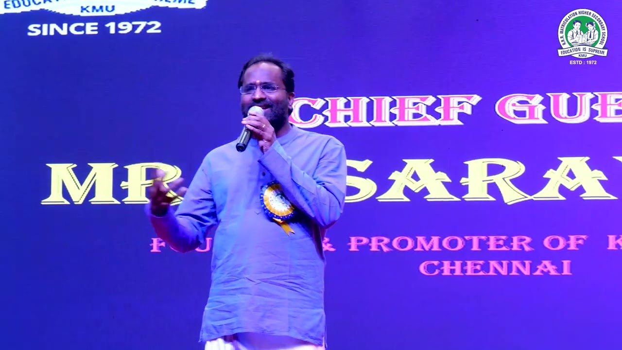 Chief Guest Address Small Words of Wisdom & Inspiration | 53rd Annual Day NEON NIGHTS