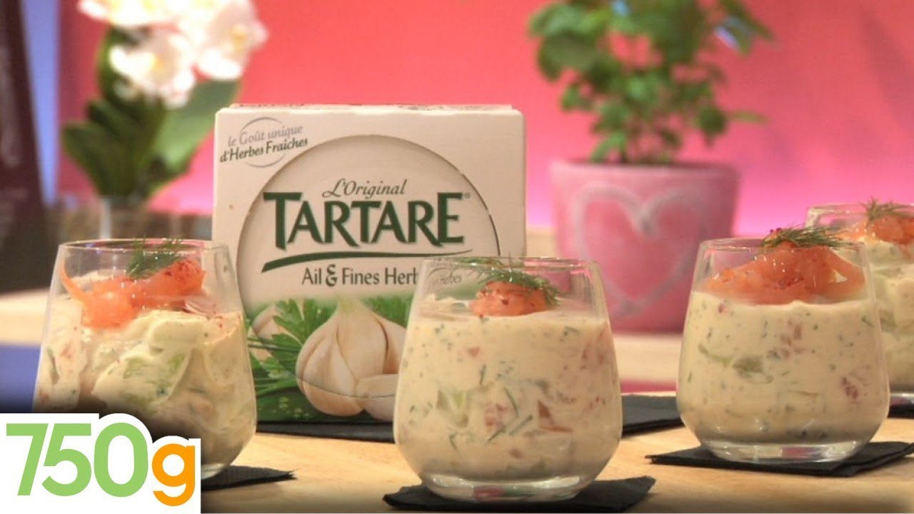 Verrine fraîcheur saumon fumé, Tartare et concombre - 750g