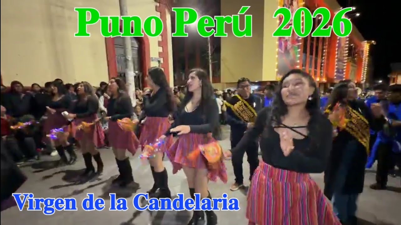 Gran  Pasacalle de víspera al concurso de traje de luces Virgen de la candelaria Puno Perú 2026