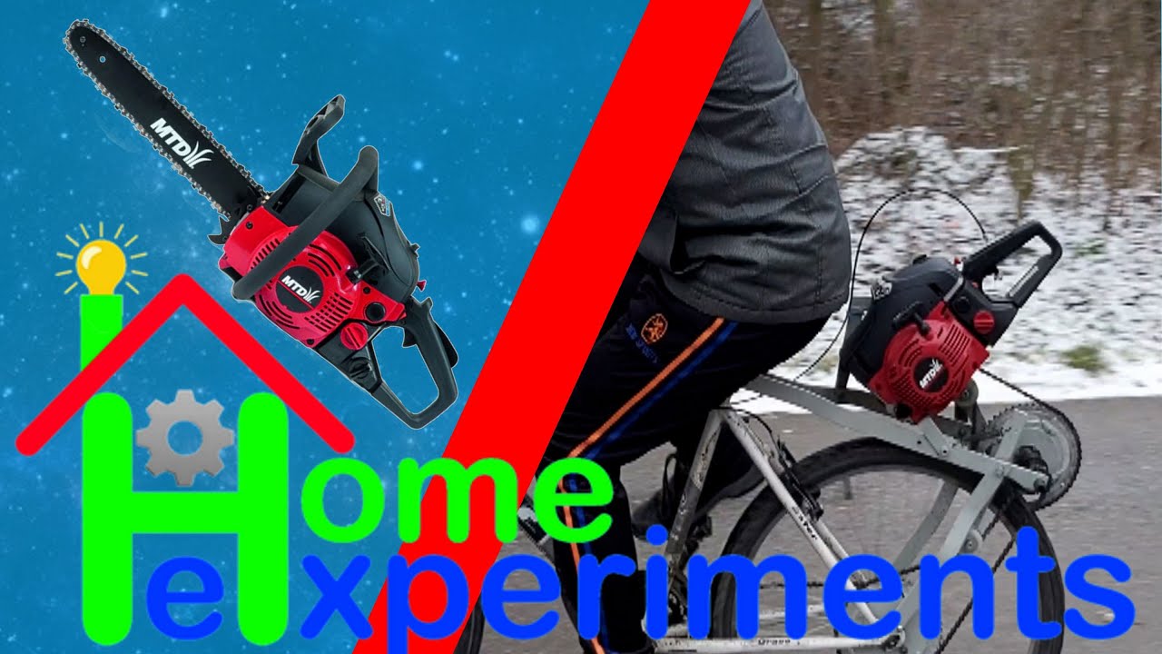 Chainsaw motorized bike