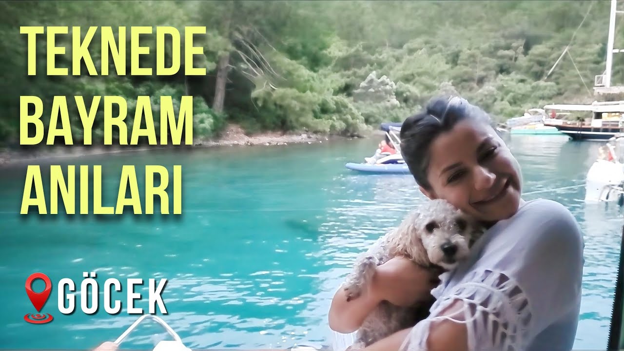 Göcek'te Teknede Bayram Anıları. Botumuz patladı. Tatil erken bitti.