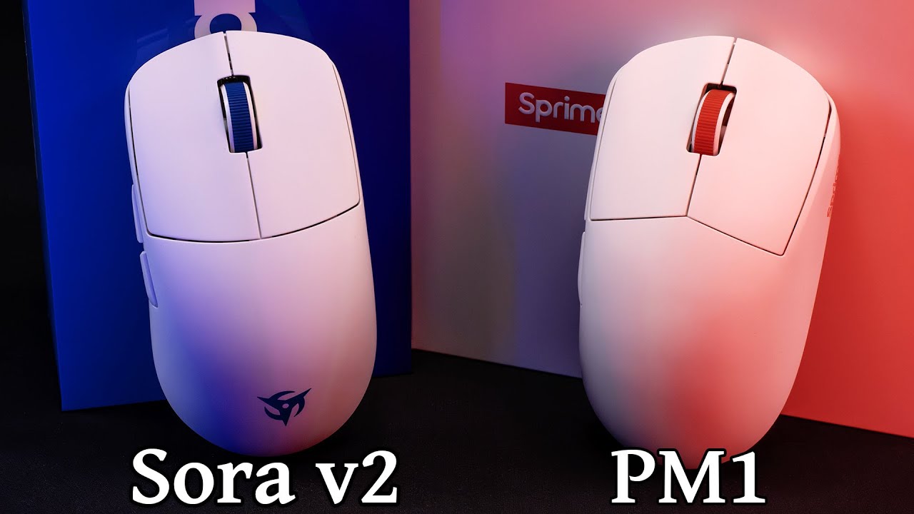 Deux nouvelles souris top tier : NINJUTSO SORA V2 & SPRIME PM1 (40 et 45 grammes)