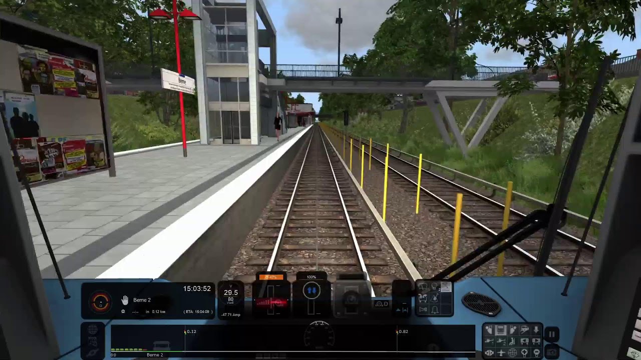 Train Simulator U-Bahn Hamburg U1 Großhansdorf - Norderstedt Mitte DT4 (Teil 1/2)