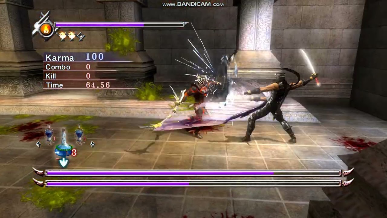 NINJA GAIDEN SIGMA Double Clone fight. A fun master ninja