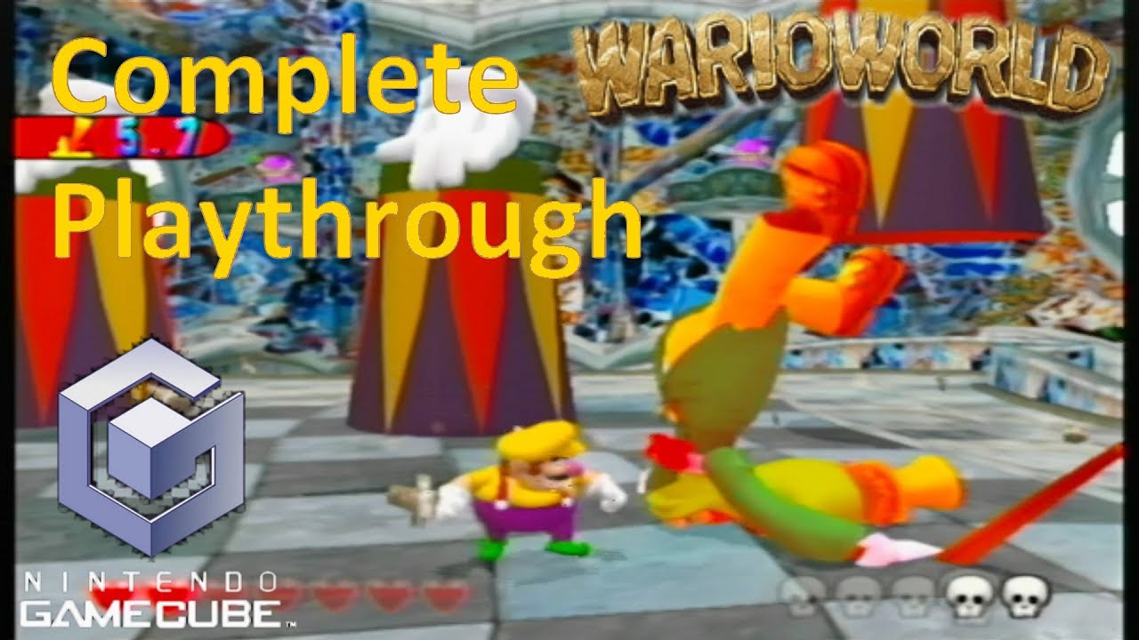 Wario World Nintendo Gamecube Complete Best Ending Playthrough 100%