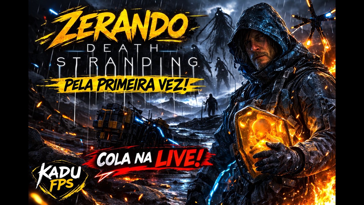 Death Stranding Zerando pela primeira vez 😂🔥 Cola na live! #deathstranding #ps5live #live #ps5