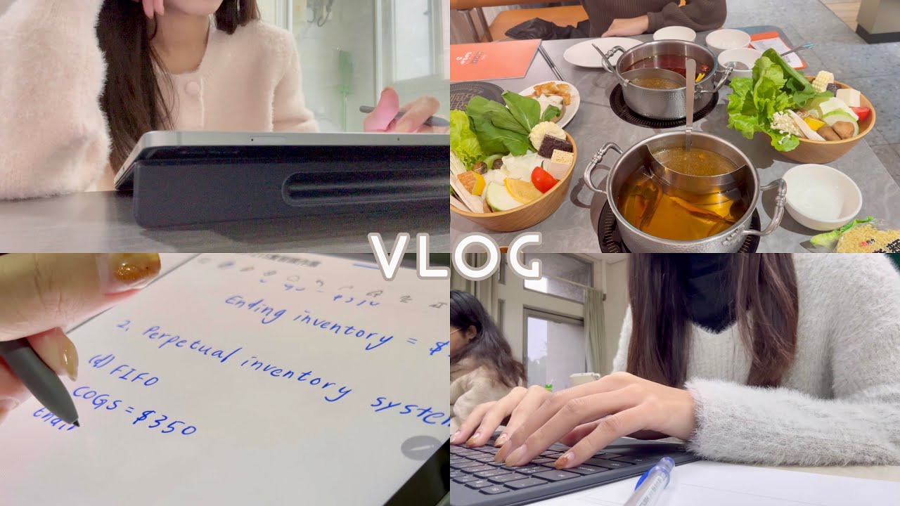 台大生vlog｜期末的一週生活·實習·聖誕節🎄( ft. Samsung)