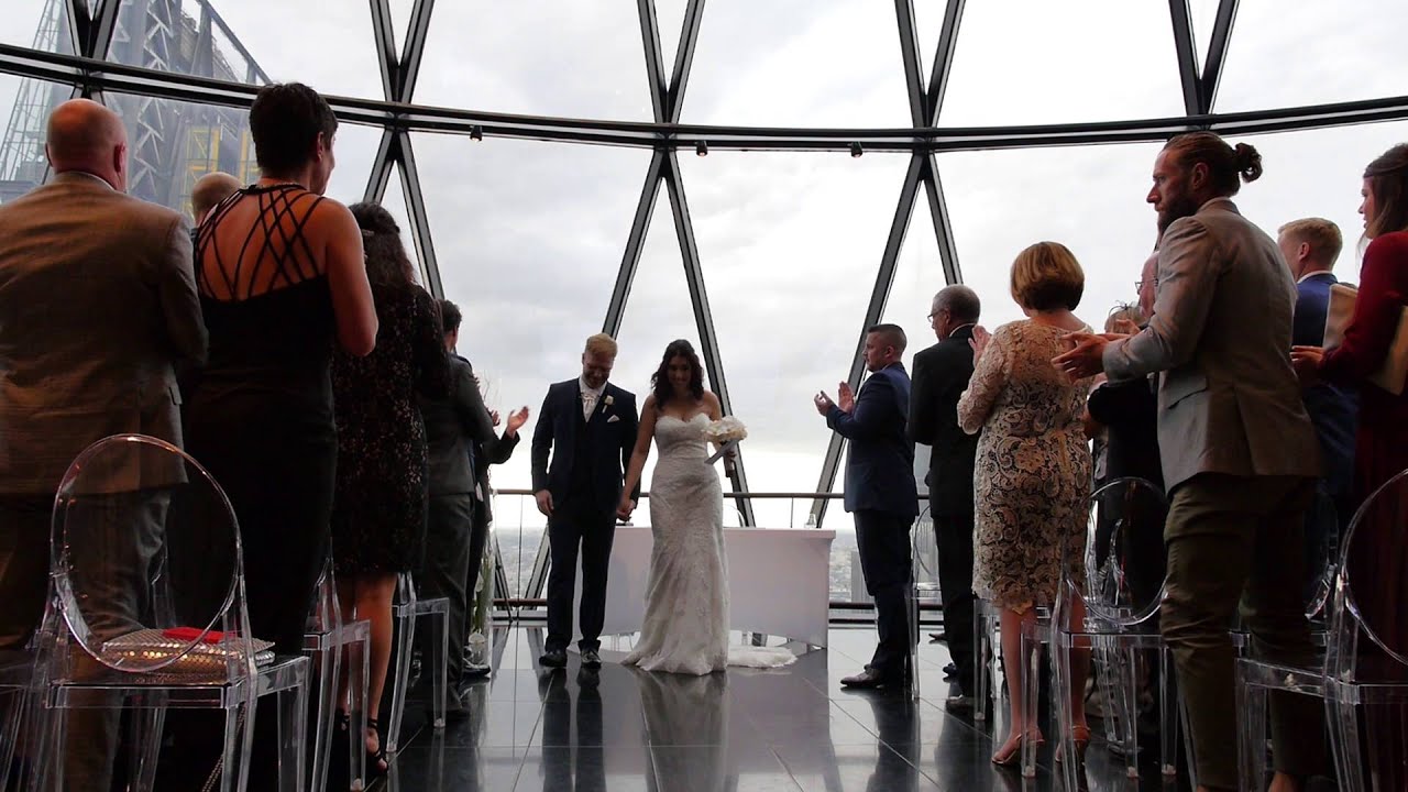 Wedding Of Jack & Kristina The Gherkin London