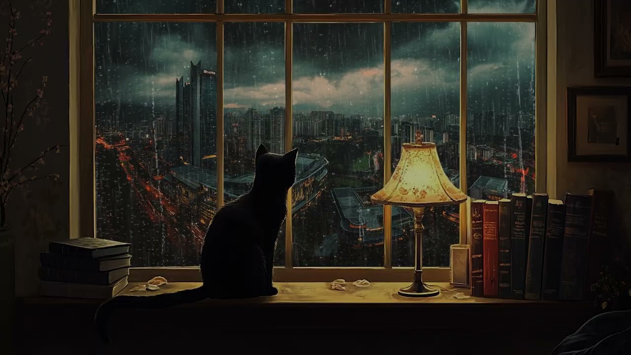 Soothing Jazz and Rain Sounds for a Cozy Ambience and Peaceful Mood