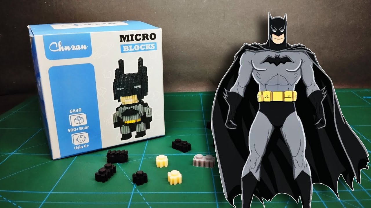 rakit Nano Block BATMAN | Chuzan 6630 500+pcs Micro Block
