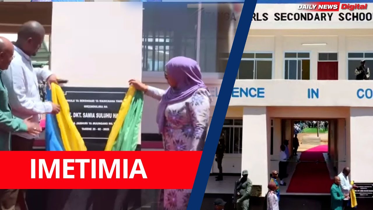 MWANZO MWISHO SAMIA AFUNGUA SHULE YA SEKONDARI WASICHANA  TANGA  - KILINDI