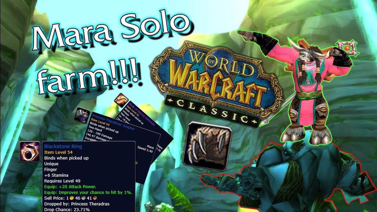 Updated: Druid Maraudon Farming 40g+ per hour!