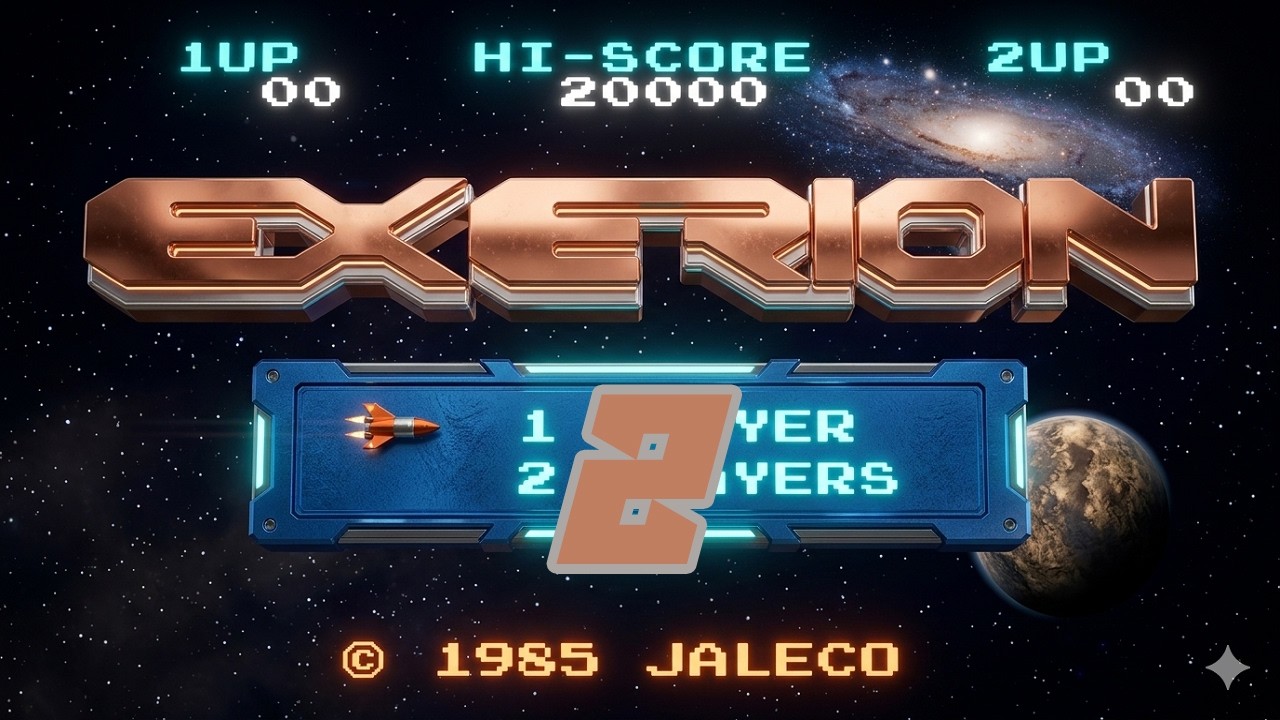 Exerion NES 2 (Jaleco) - Gameplay en Español: El Shooter con Inercia Real 🚀