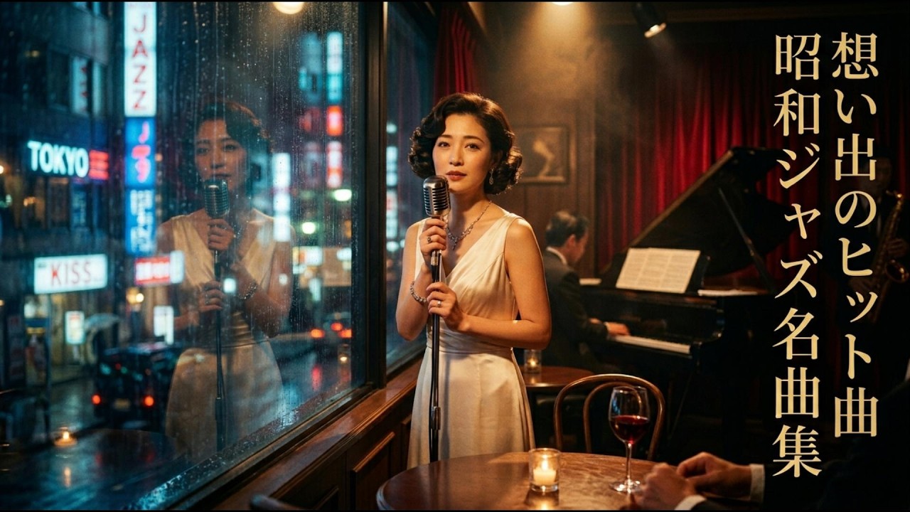 懐かしい昭和クラシックジャズ曲｜静かに心を満たす夜の音色