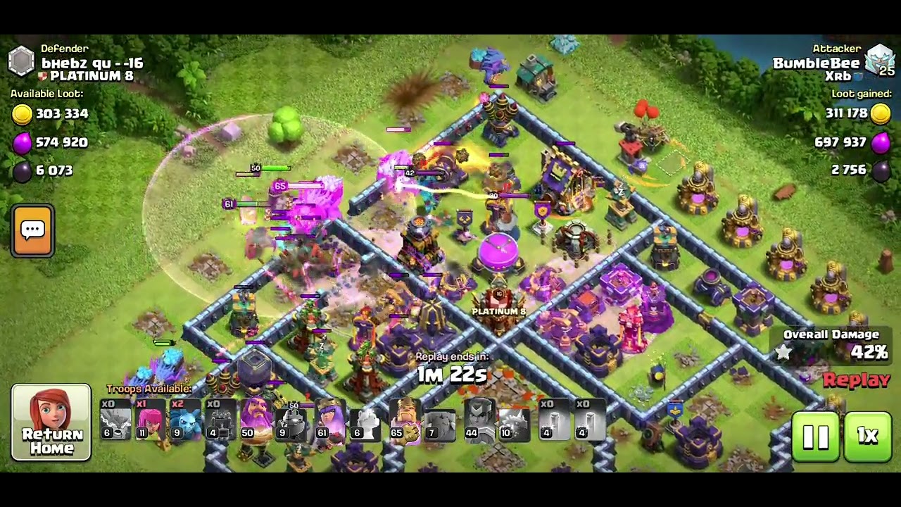 INSANE YETI Smash 🔥 | Perfect 3⭐ War Attack | Clash of Clans | Game Five |