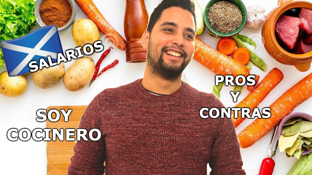 TRABAJAR COMO COCINERO + PROS Y CONTRAS + SALARIOS + NECESITO HABLAR INGLES? FORMACION?