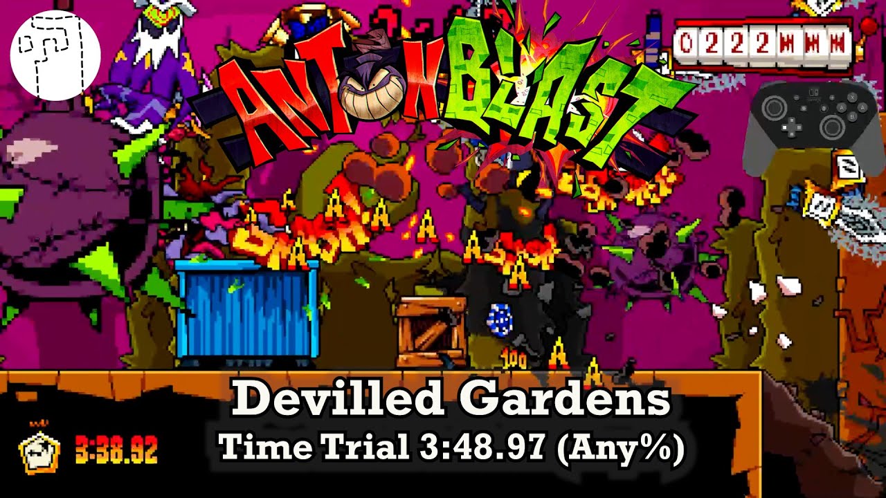 Time Trial 3:48.97 (Any%) | Devilled Gardens | ANTONBLAST
