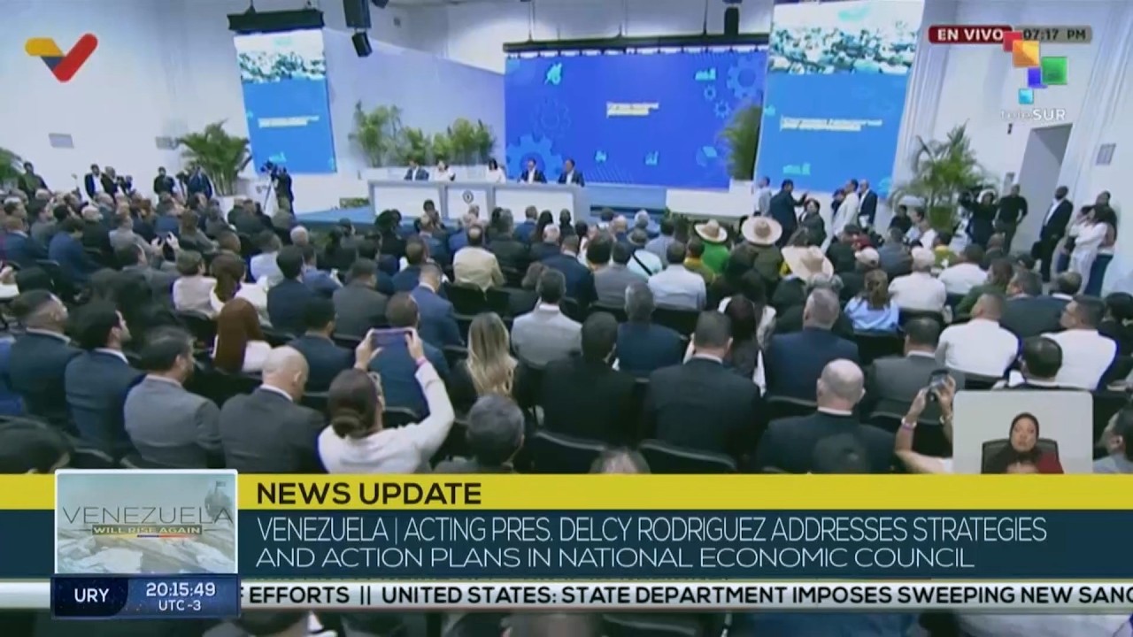 Delcy Rodriguez: we are on the path of economic recovery
