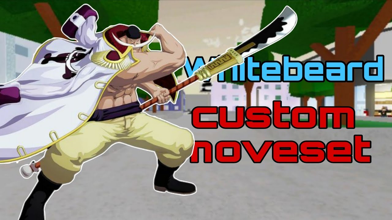 WHITEBEARD CUSTOM MOVESET JJS SKILLBUILDER / JUJUTSU SHENANIGANS  / SKILL BUILDER /.
