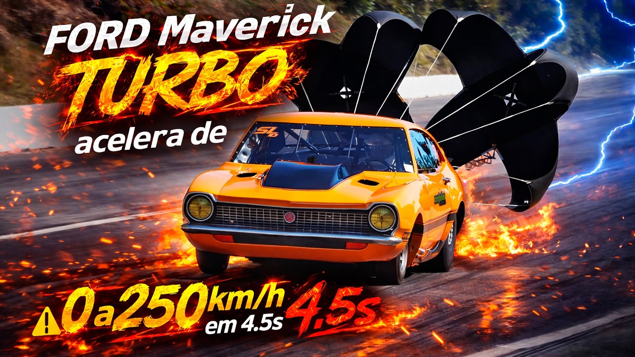 FORD Maverick TURBO acelera de 0 a 250km/h em 4.5s no Brasil