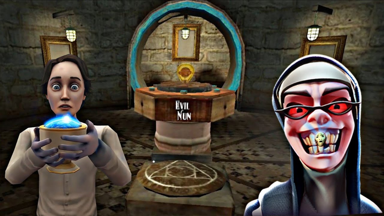 COLLECTING MASK PIECES | EVIL NUN SCARY HORROR GAMEPLAY #1