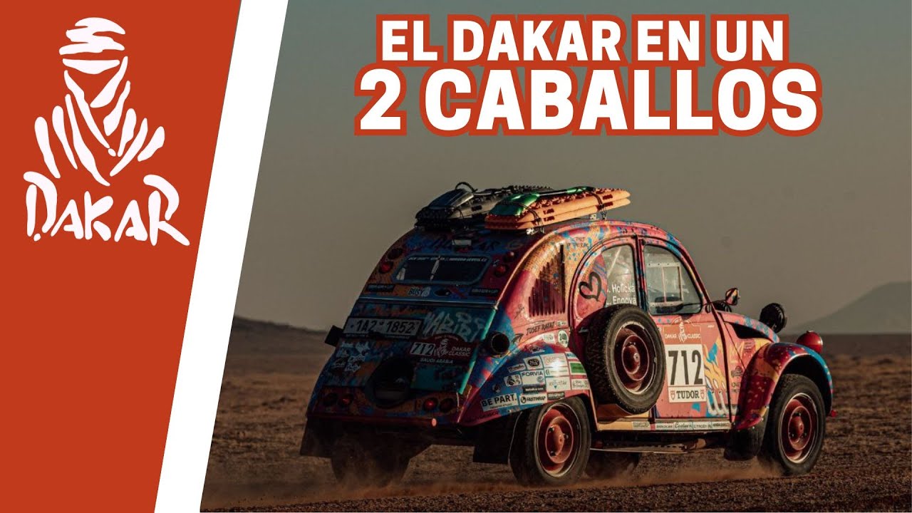 AVENTURA con un DOS CABALLOS: el coche más llamativo y el más antiguo  | RALLY DAKAR 2025