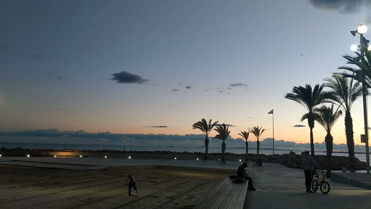 Torrevieja. Playa del Cura. Sunset 26/11/2021