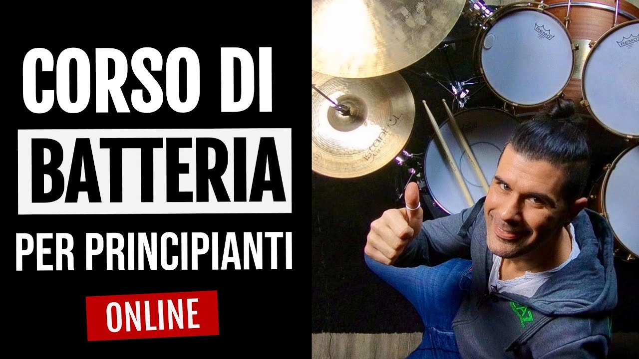 Corso di Batteria Online per Principianti - Videocorso 