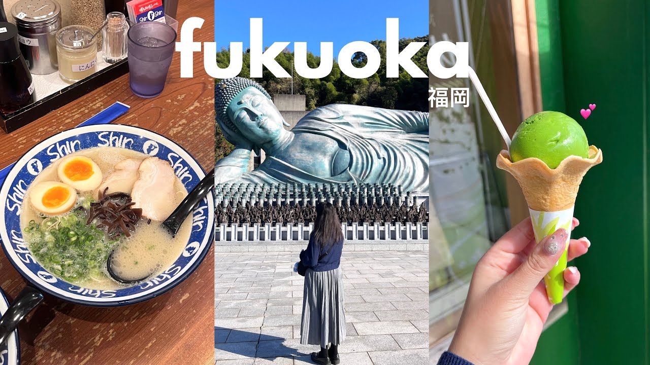 3 Days in Fukuoka 🇯🇵 | Best Food, Shrines, Cafes | Japan Travel vlog & Guide