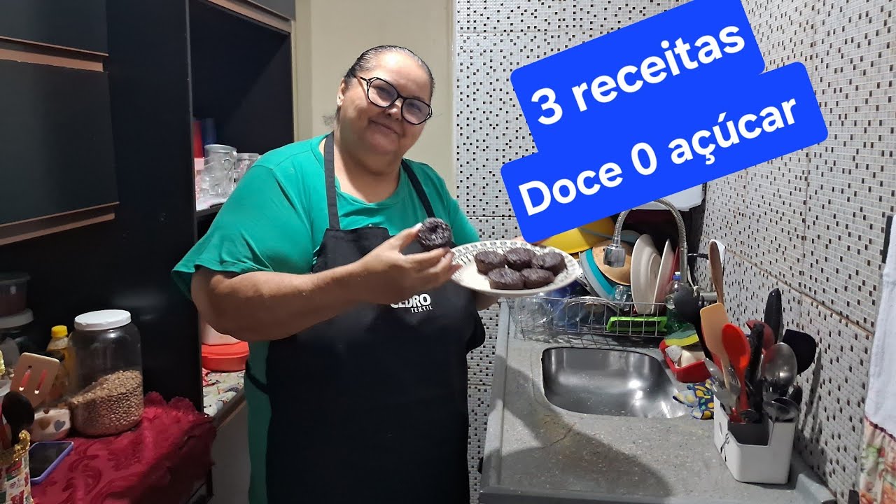 3 receitas 0 açucar nessa segunda!