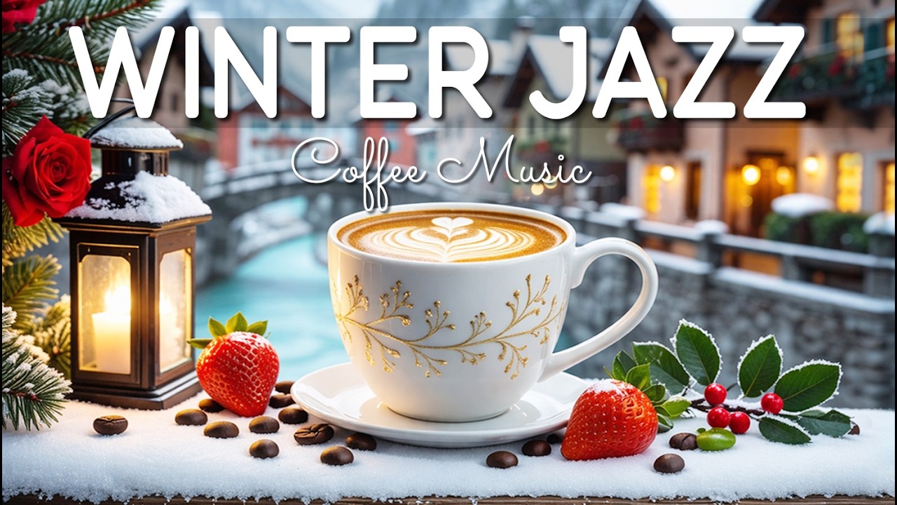 Winter Coffee Jazz ☕ Smooth Coffee Jazz & Upbeat Bossa Nova Instrumental for Work and Study