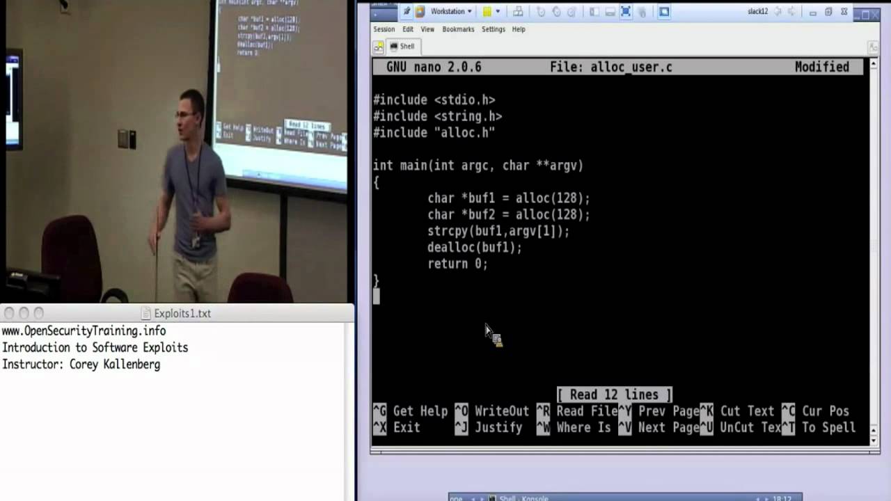Day 2 Part 1: Exploits1: Introduction to Software Exploits