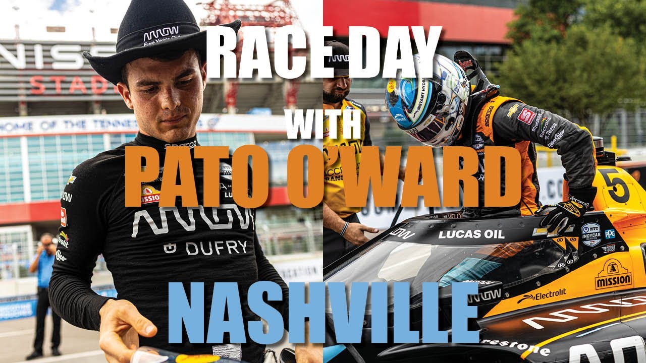Race Day with Pato O'Ward | Nashville GP (Behind The Scenes)