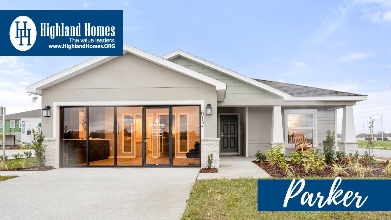Parker home plan by Highland Homes - Florida New Homes for Sale