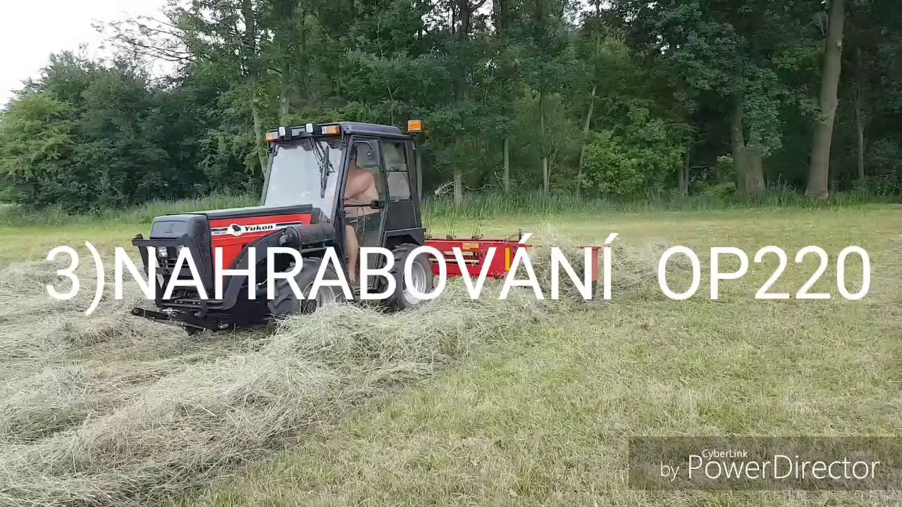 Malotraktor YUKON Sušení 31.5.2018