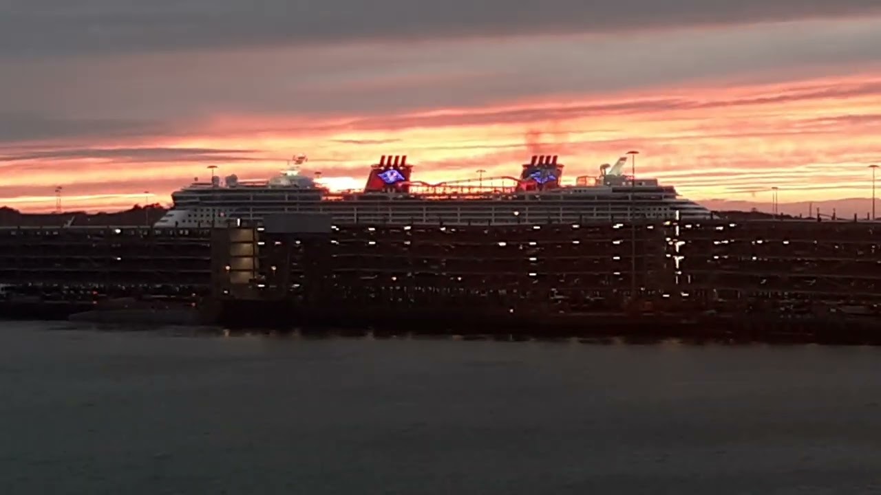 Disney Dream leaving Southampton- Nov 2020