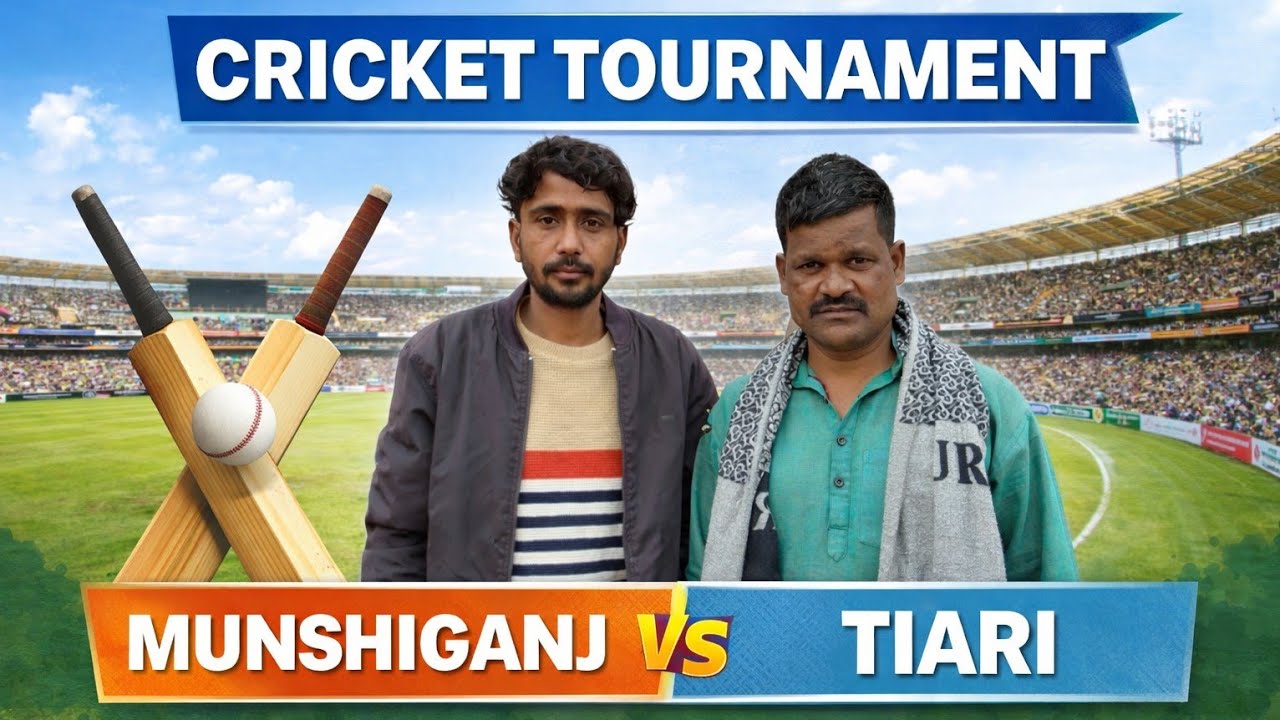 🔴 LIVE | Munshiganj vs Tiari | Gramsabha Cricket Tournament | Organised by Kuntal Nishad 🏏