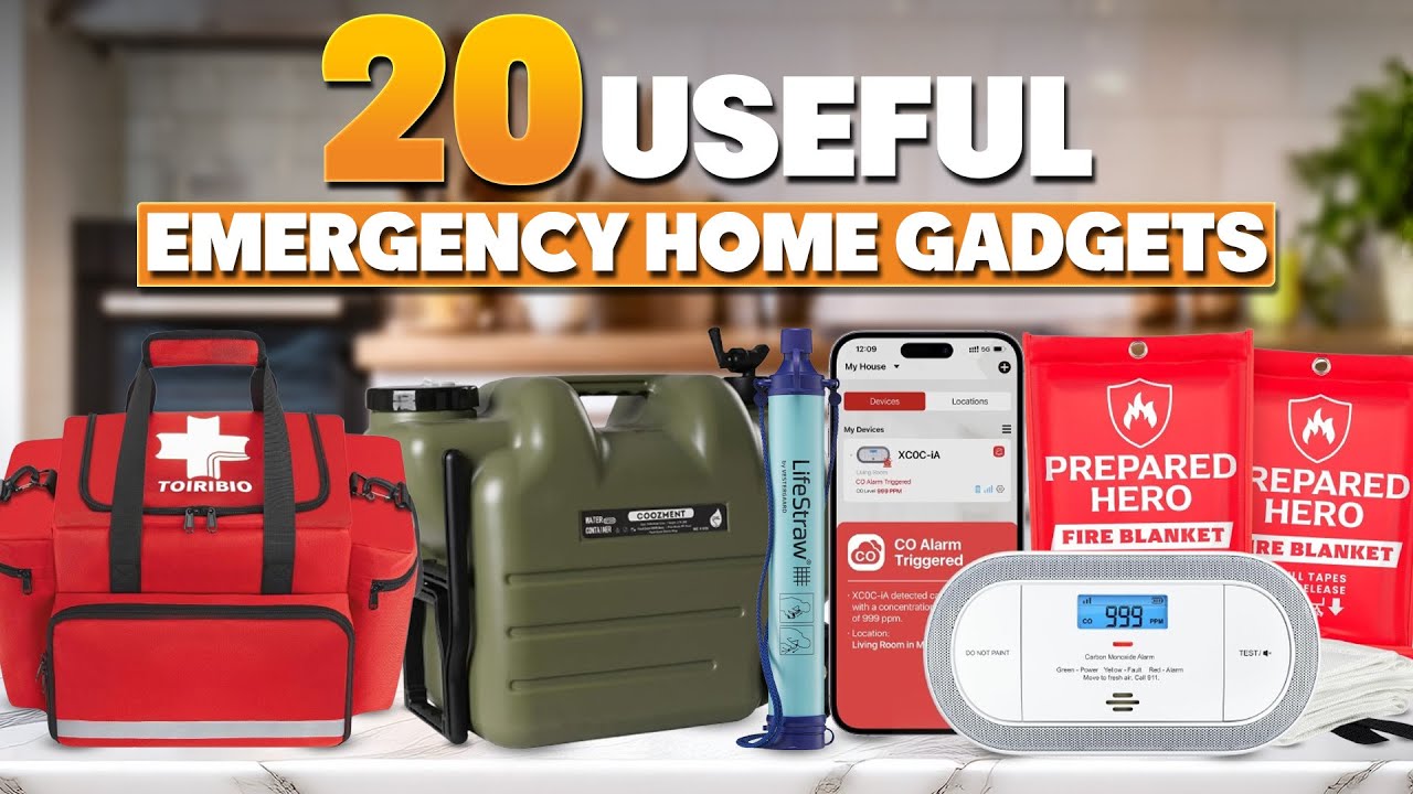 20 Useful Emergency Home Gadgets on Amazon That Can Save Your Family