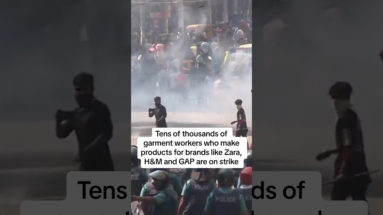 Bangladesh garment workers protest for pay face brutal aggression and warnings