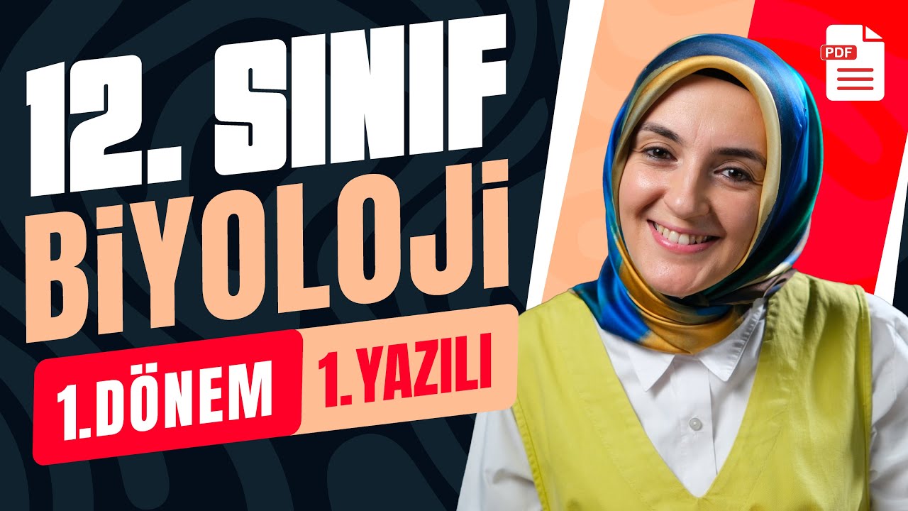 12.Sınıf Biyoloji 1.Dönem 1.Yazılı #yazılı #biyoloji