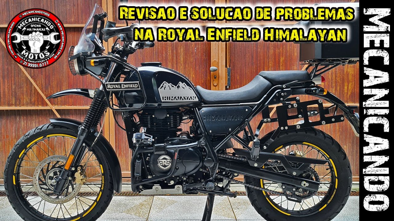 ROYAL ENFIELD HIMALAYAN - REVISÃO FULL E SOLUÇÃO DE PROBLEMAS - ANDAMOS NA MOTO - O QUE ACHEI?
