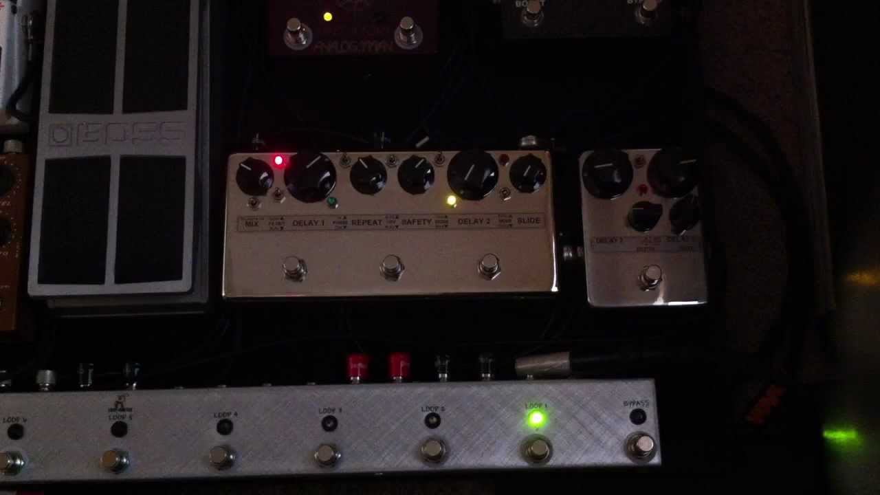 Toneczar Echoczar & Angelbaby Analog Delay Pedal - Demo