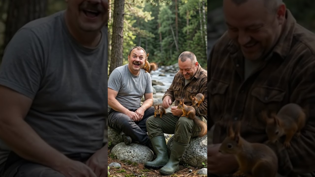 Мужики реально «ПОЙМАЛИ БЕЛОЧКУ»! 🐿️😂